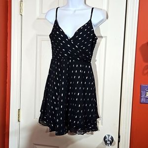 Lily Rose Black spaghetti strap slip dress